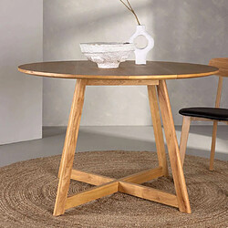 Venture Home Table Repas Ronde - 120 cm - Yadikon