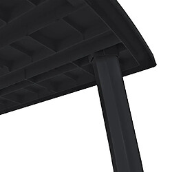 Acheter VidaXL Table de jardin - Anthracite