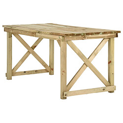 Acheter vidaXL Table de jardin - Bois de pin