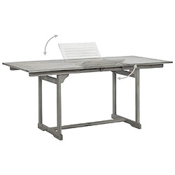 Acheter vidaXL Table à dîner de jardin bois d'acacia