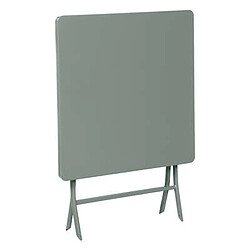 Avis Hesperide Table de jardin carrée 2 places Greensboro - Vert Olive