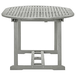Acheter vidaXL Table de jardin extensible 150-200 cm Gris