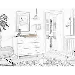 Vipack Plan à langer Billy - Blanc