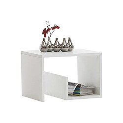 FMD MARIE Bout de Canapé - Blanc