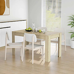 VidaXL Table à Manger - Chêne Sonoma