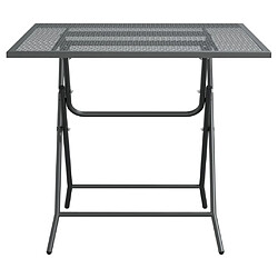 Avis vidaXL Table de jardin 80x80x72 cm - Anthracite