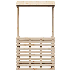 Acheter vidaXL Table de bar d'extérieur avec toit
