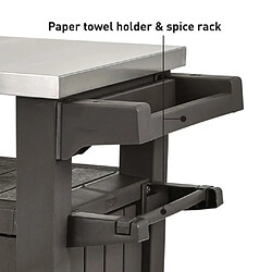Keter Table Unity XL - Graphite pas cher