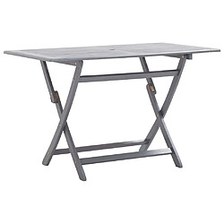 vidaXL Table de jardin pliable - Bois d'acacia