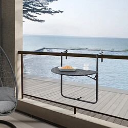 En.Casa en_casa Table de balcon suspendue Cicala