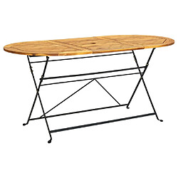 vidaXL Table de jardin - Bois d'acacia