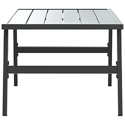 Acheter vidaXL Table basse de jardin - Noir