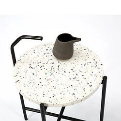 Vs venta-stock Table basse ronde métal - Noir