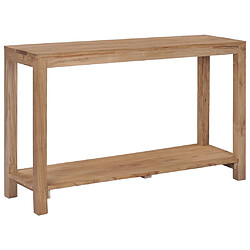 vidaXL Table console - Bois de teck massif