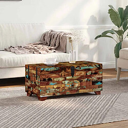 VidaXL Coffre Table Basse Bois Récupération