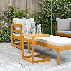 Avis VIDAXL Table en forme de C acacia