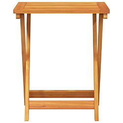 Acheter vidaXL Table pliable de jardin 50x36x60 cm - Bois d'acacia