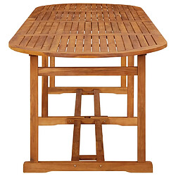 Avis vidaXL Table à dîner de jardin 280x90 cm