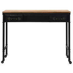 VidaXL Table Console MDF et Sapin - 100 cm - Multicolore