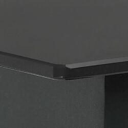 Avis vidaXL Table à dîner de jardin Noir
