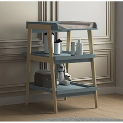 Avis Demeyere Table à langer en bois - Bleu foncé