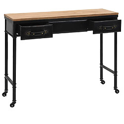 Avis VidaXL Table Console MDF et Sapin - 100 cm - Multicolore