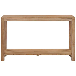 vidaXL Table console - Bois de teck massif