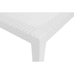 Alter Table de jardin rectangulaire - Blanc