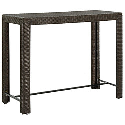 VidaXL Table de bar - Marron
