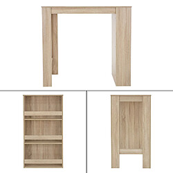 Table D'appoint Vintage - 54 Cm De Haut, Bois - Petite Table Bar