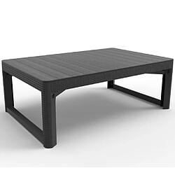 Keter Table de jardin Lyon Graphite 420014