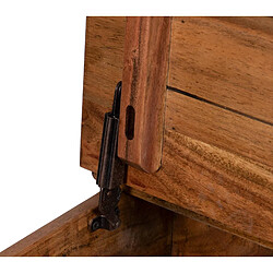 Bois & Chiffons Table basse coffre carrée acacia massif pas cher