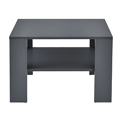 Helloshop26 Table basse - Gris foncé