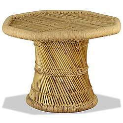 vidaXL Table basse bambou