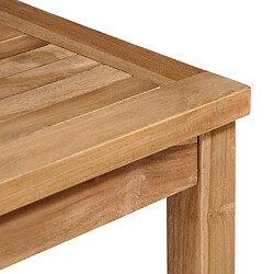 Acheter vidaXL Table de jardin bois de teck solide