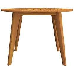 Acheter vidaXL Table de jardin ronde en acacia