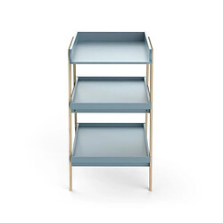 Demeyere Table à langer en bois - Bleu foncé