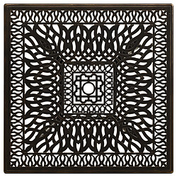 Avis vidaXL Table jardin 90x90 - Aluminium bronze