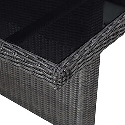 Acheter vidaXL Table à manger Noir 200x100 cm Verre