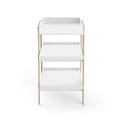 Demeyere Table à langer bois - Blanc mat