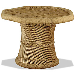 vidaXL Table basse bambou