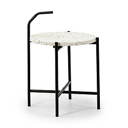 Vs venta-stock Table basse ronde métal - Noir