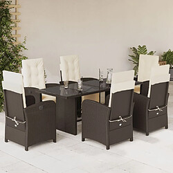 Ensemble table & chaises Vidaxl