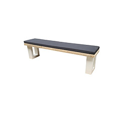 Wood4you Banc de jardin échafaudage - Incl. coussin