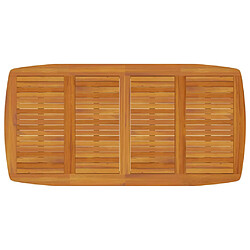 Avis vidaXL Table de jardin 200x100 cm Acacia Solide