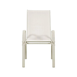 Avis Habitat Et Jardin Table et chaises de jardin en textilène [ ]Cordoba XL 180[ ]- Phoenix - 8 places - Ecru