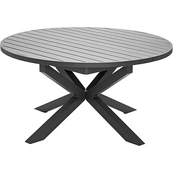 Jardiline Table de jardin Palma Ã˜145 cm - Gris
