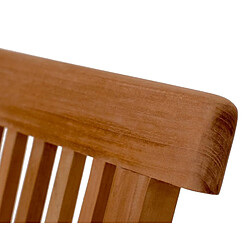 Concept Usine Table de jardin rectangulaire et 6 chaises en teck huilé LUBOK pas cher