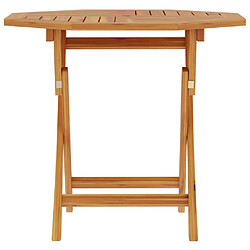 Avis VIDAXL Table pliable de jardin teck 85x85 cm