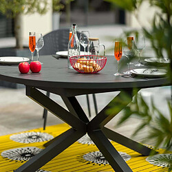 Jardiline Table de jardin Palma Ã˜145 cm - Gris